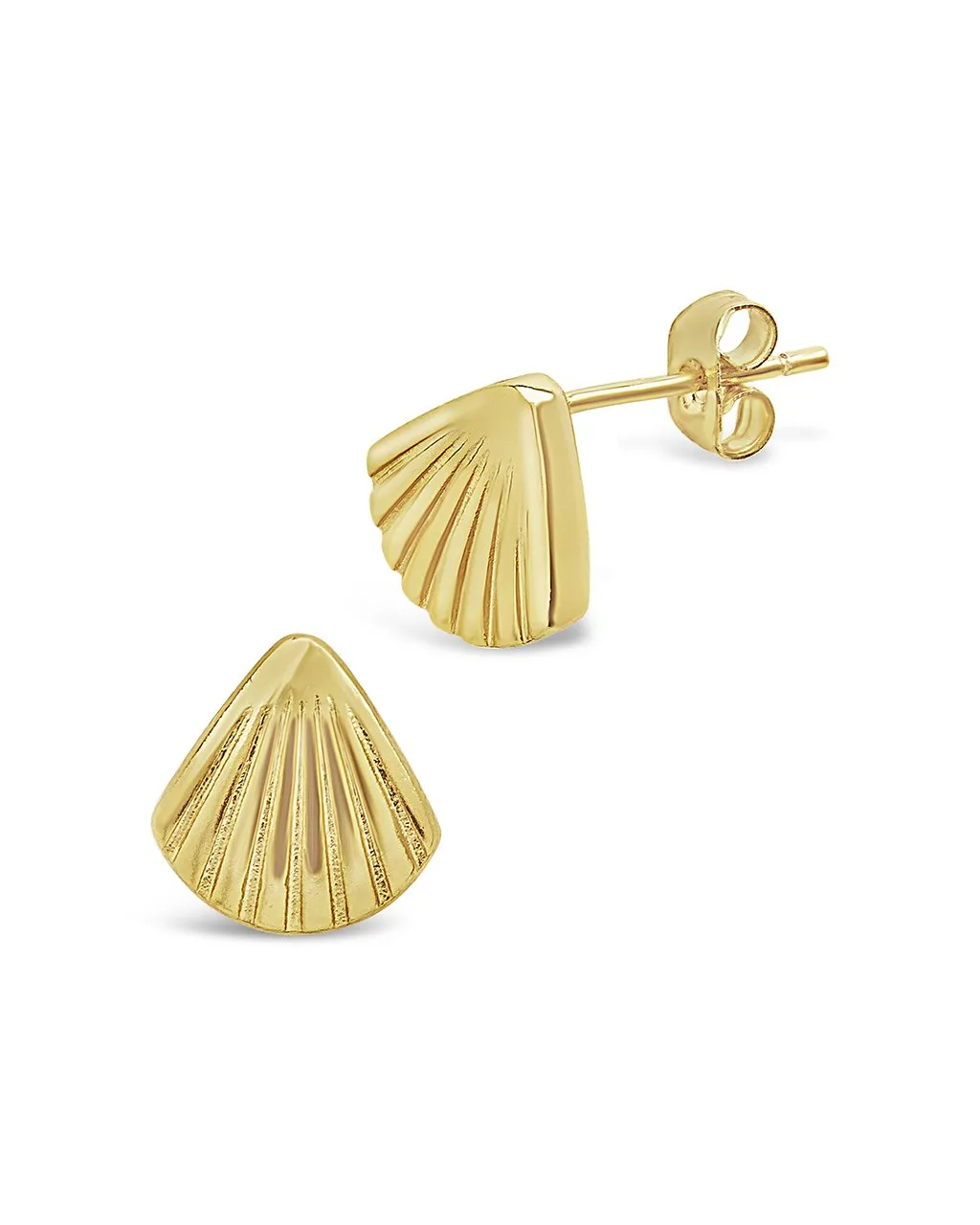 Scallop Shell Studs