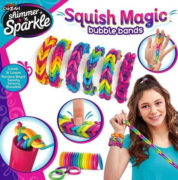 SHIMMER 'N SPARKLE - Squish Magic Bubble Bands