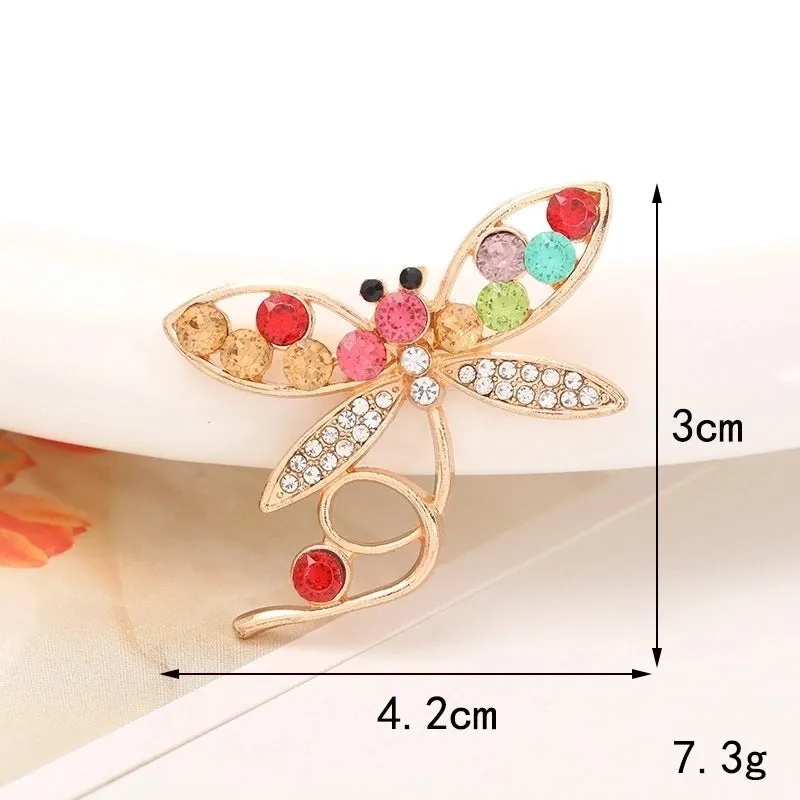 Simple Style Bee Alloy Inlay Rhinestones Jewelry Accessories