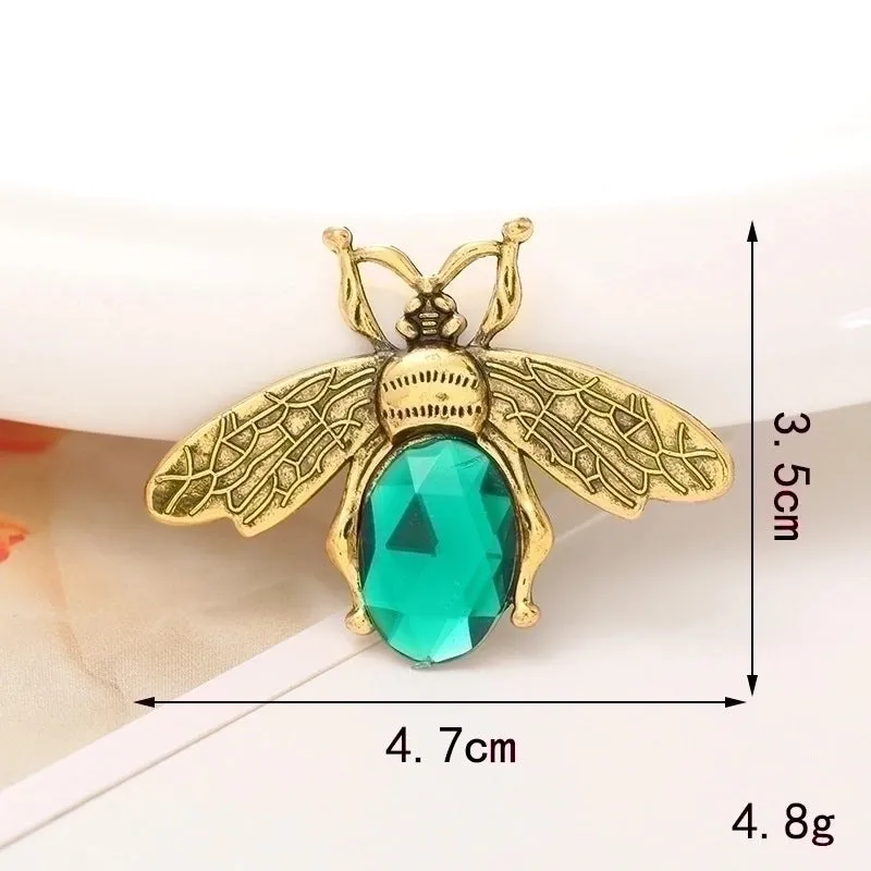 Simple Style Bee Alloy Inlay Rhinestones Jewelry Accessories