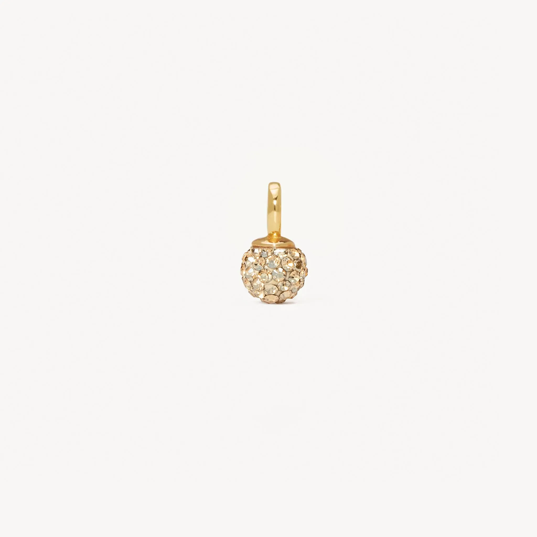 Soft Gold Sparkle Ball™ Charm