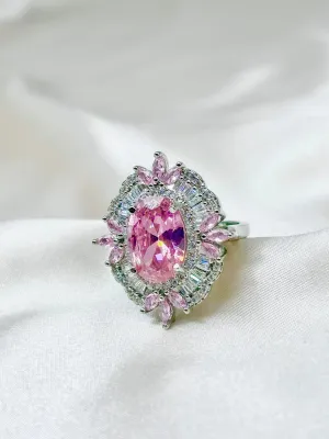 Soft Pink Radiance Ring