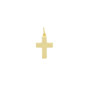 St Francoise Cross Necklace Pendant Yellow Gold