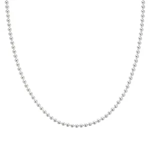 Sterling Silver Ball Chain Necklace 1.1mm