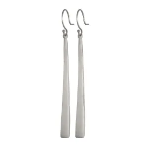 Sterling Silver Medium Flattened Earring