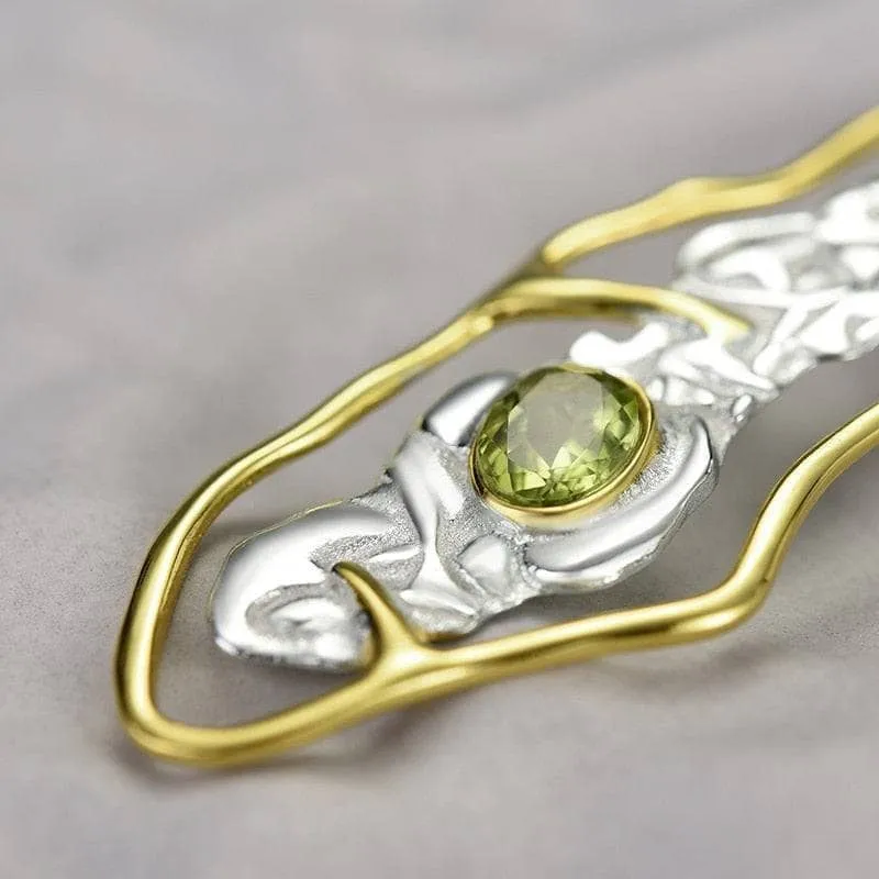 Stylish Natural Peridot Pendant