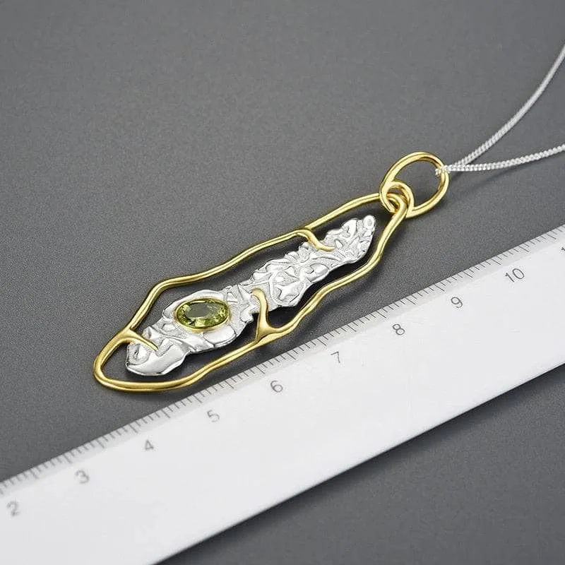 Stylish Natural Peridot Pendant