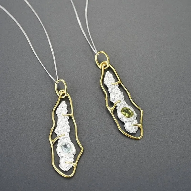 Stylish Natural Peridot Pendant