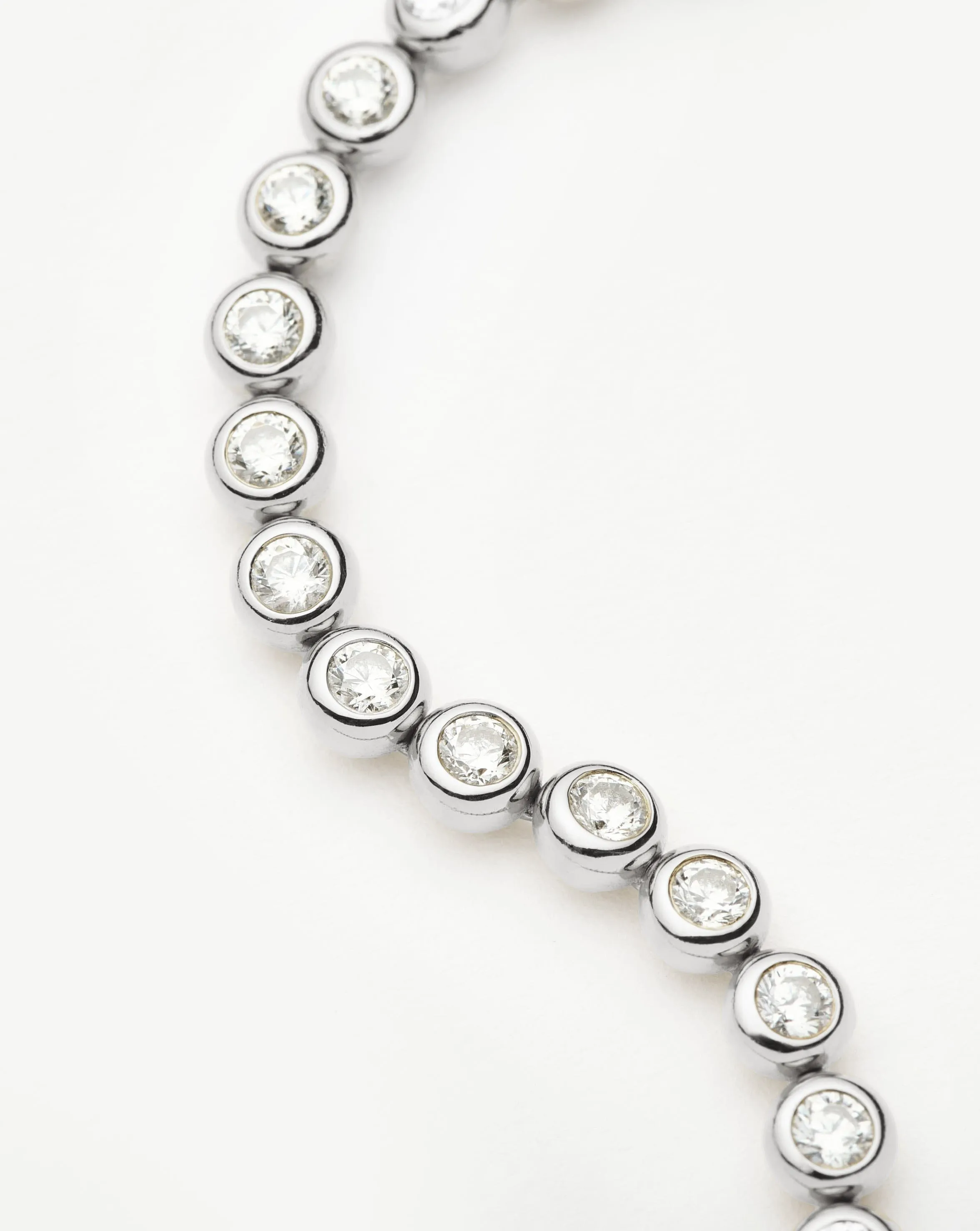 Tennis Round Bracelet in Silver