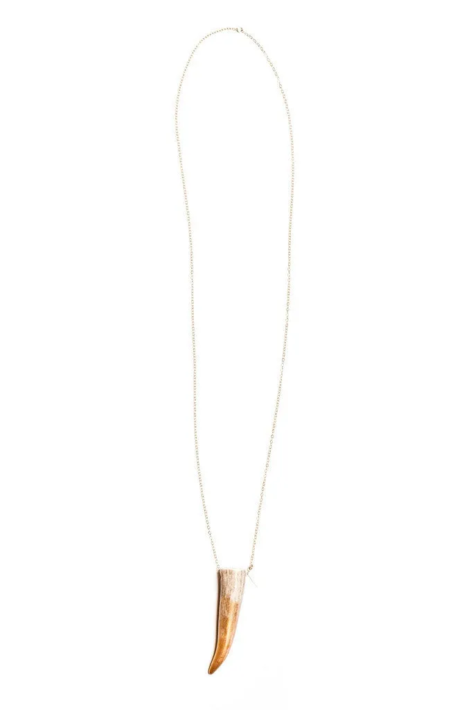 Tess   Tricia Classic Ombré  Antler Tip Necklace