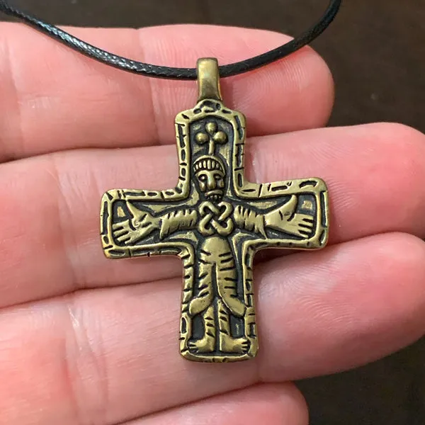 Viking Crucifix Replica - Bronze or Silver