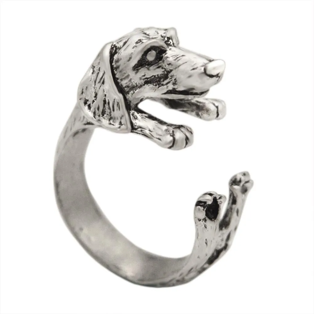 Vintage Dachshund Ring