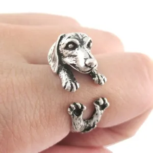 Vintage Dachshund Ring