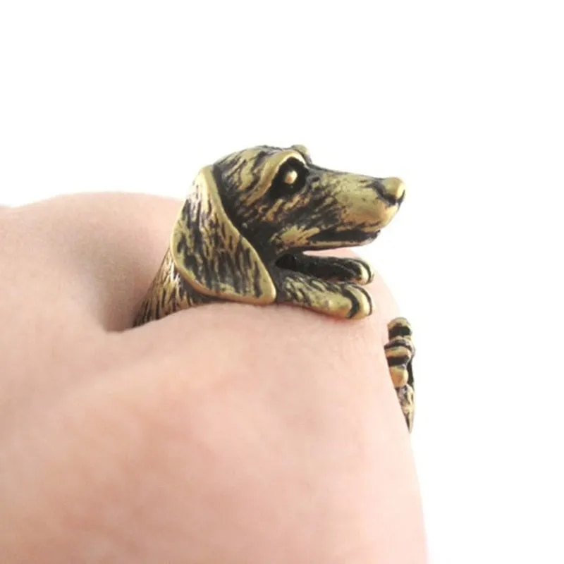 Vintage Dachshund Ring