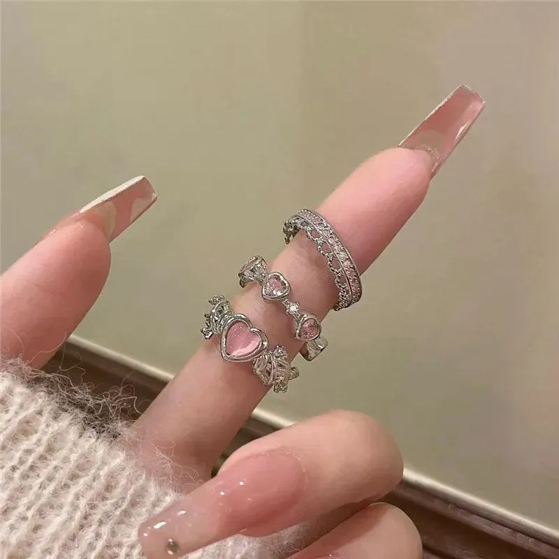 Vintage Silver Adjustable Branch Rings: Stylish Party Jewelry Piece