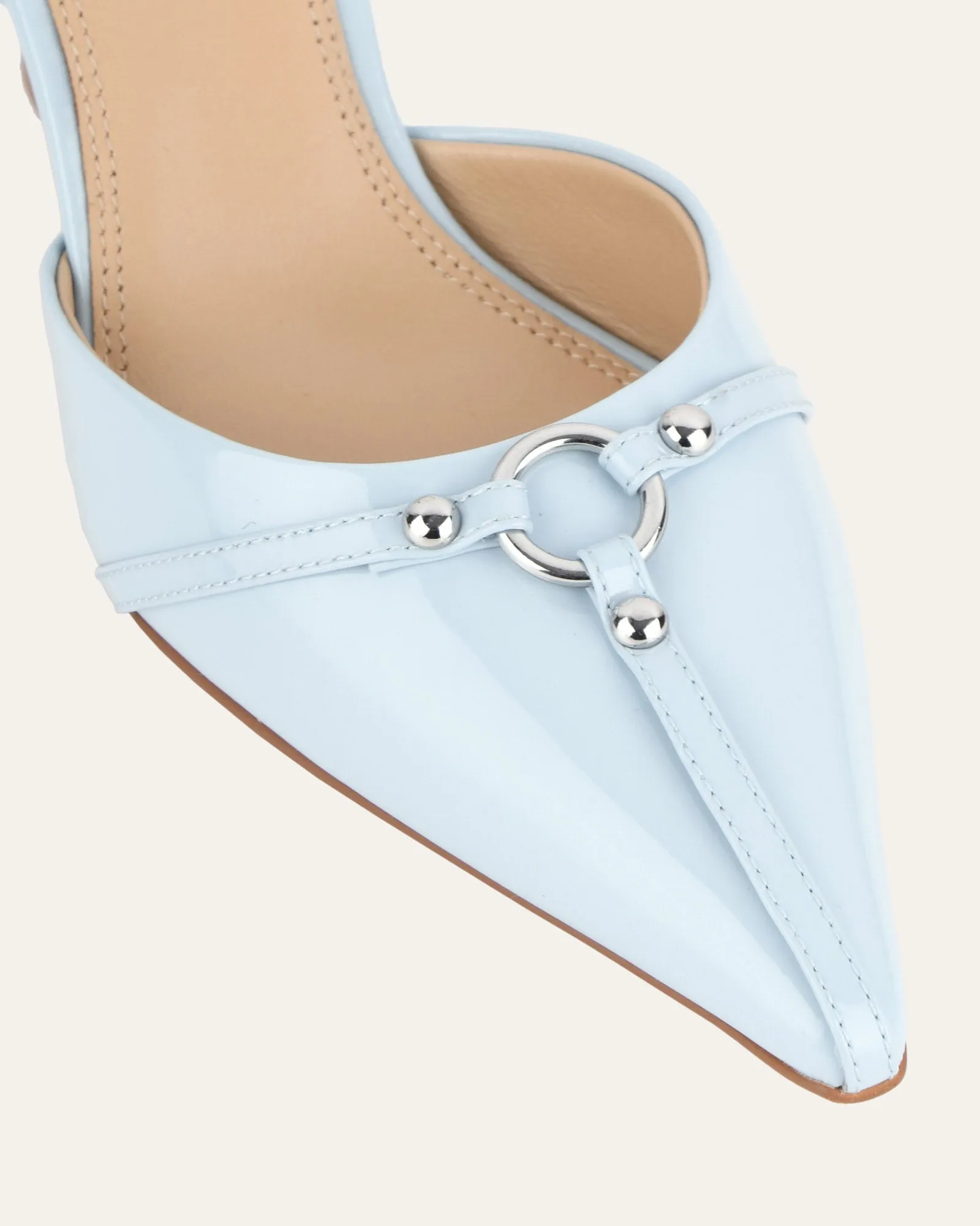 YURI HIGH HEELS SKY BLUE PATENT